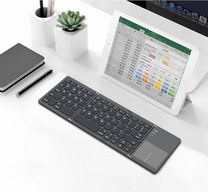 Wireless Mini Portable Triple Folding Foldable Keyboard for Windows Android IOS Tablet PC Smart Phone - Shengyao Chuangqi (HK) International Limited