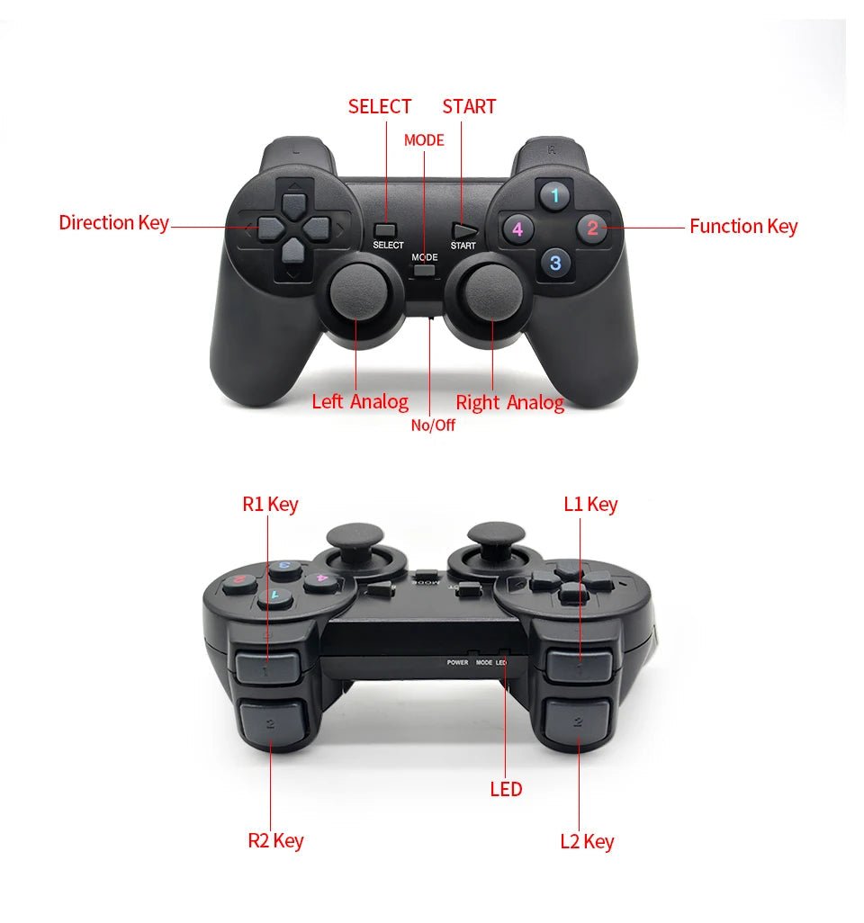 X6 HD Wireless TV Game Console with Two Players - Shengyao Chuangqi (HK) International Limited