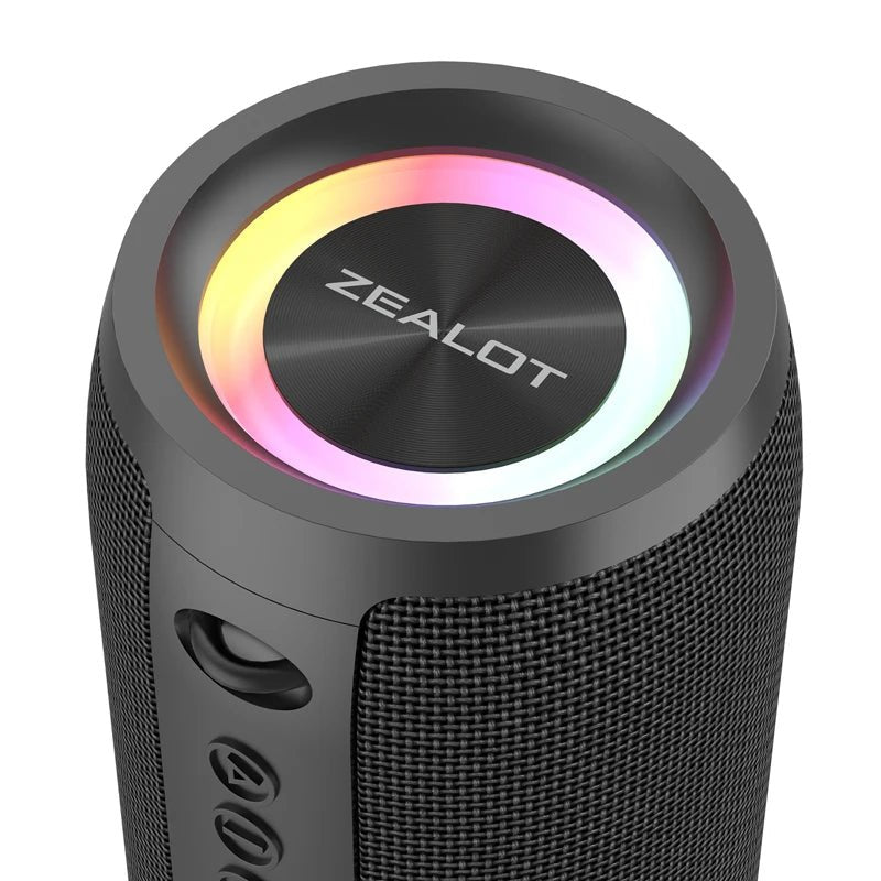 ZEALOT Factory S51pro 40W Portable Wireless Speakers With IPX6 Waterproof Wireless Stereo with RGB Light - Shengyao Chuangqi (HK) International Limited