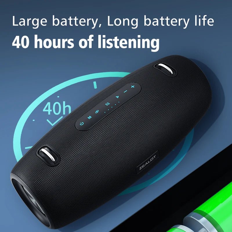 Zealot S67 Stereo Blue Tooth Speaker 60watts Wireless Outdoor Speaker for Party - Shengyao Chuangqi (HK) International Limited