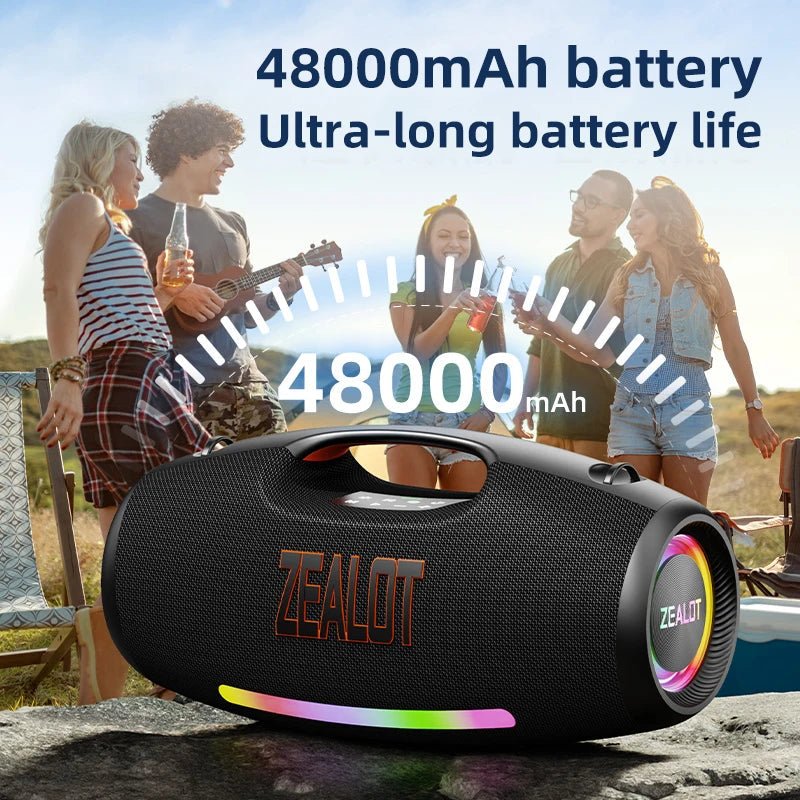 Zealot S89 Portable Blue Tooth Speaker 48000mAh Battery Capacity 250w Speaker Stock in US - Shengyao Chuangqi (HK) International Limited