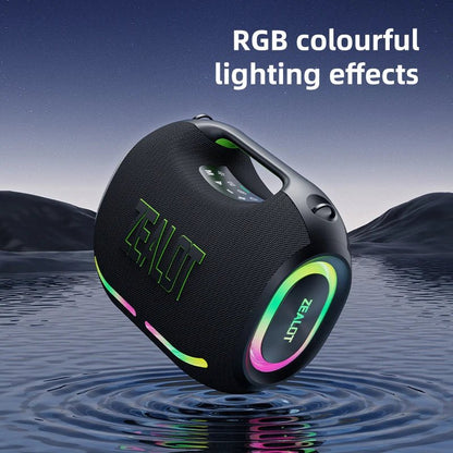 ZEALOT ZE01 120W Portable TWS Speaker IPX6 Waterproof with USB/TF/AUX for Mobile Phone - Shengyao Chuangqi (HK) International Limited